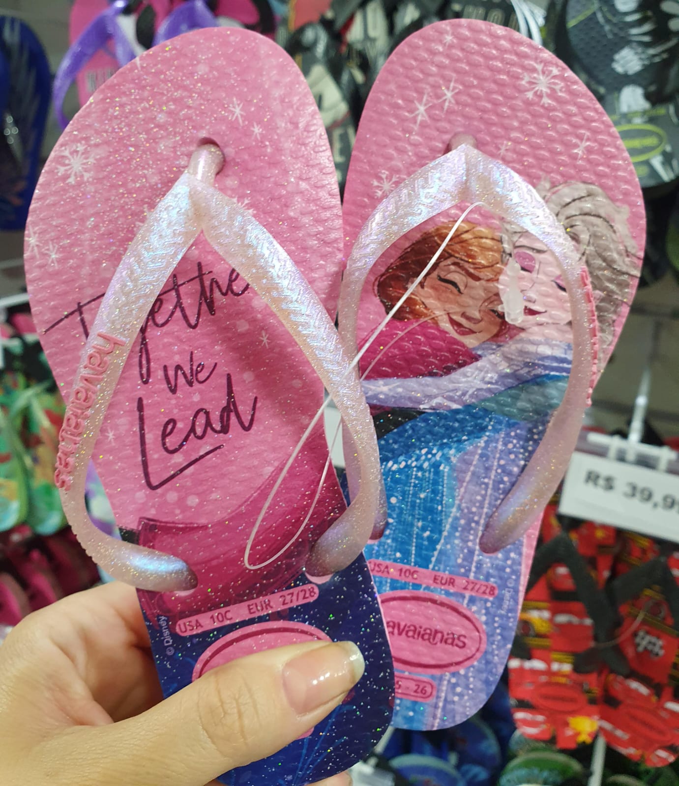 Chinelo Havaianas Slim Kids Princess