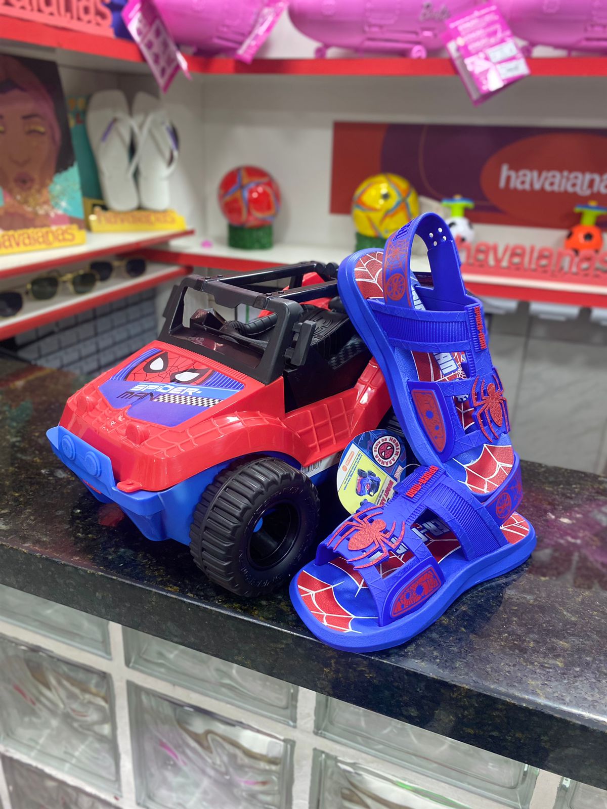 Sandália Homem Aranha Buggy