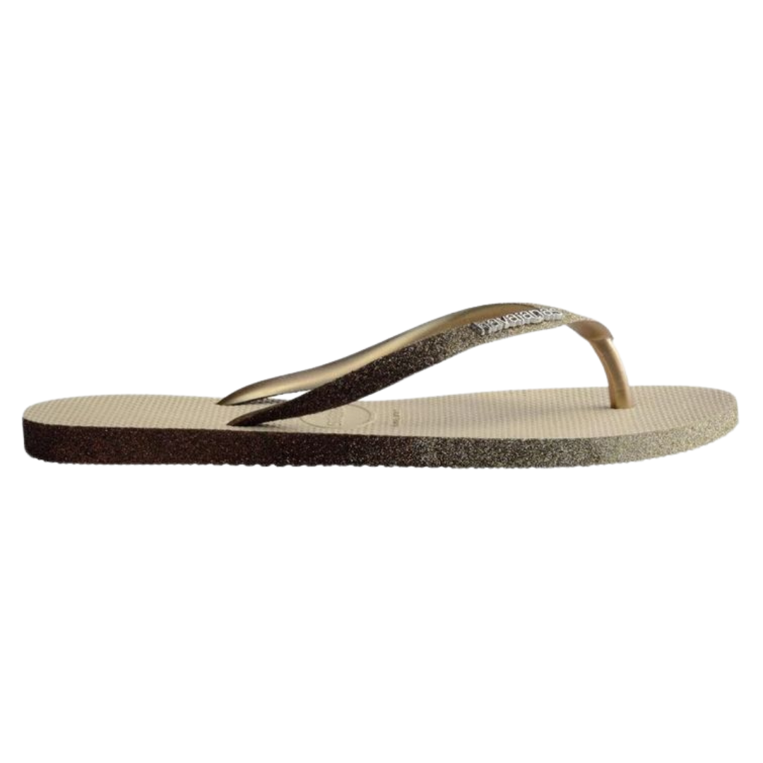 Chinelo Havaianas Slim Sparkle Areia