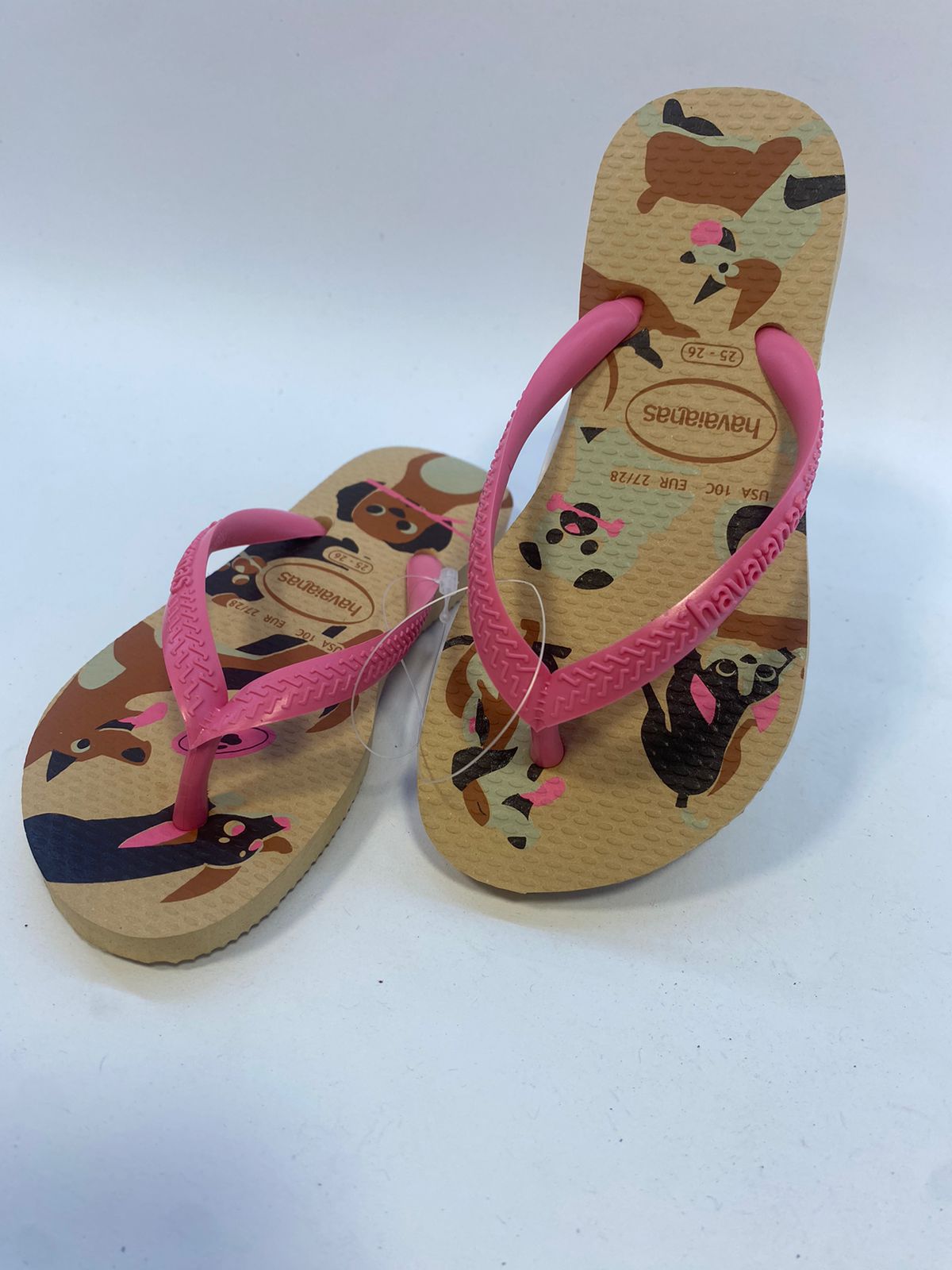 Chinelo Havaianas KIDS Slim Pets Dourado
