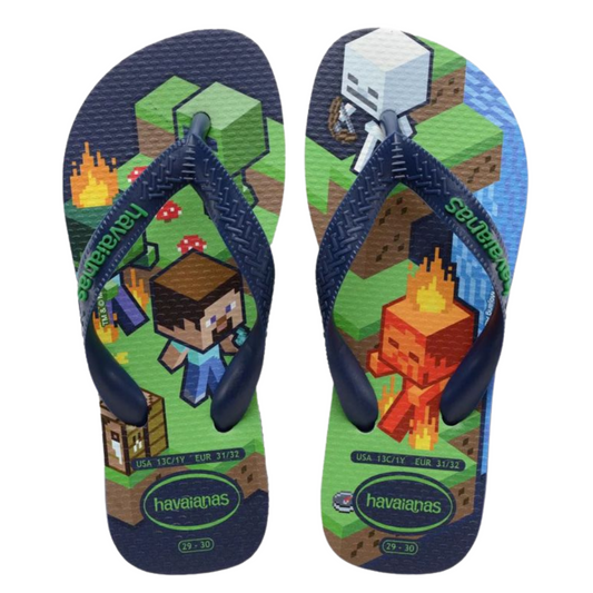 Chinelo Havaianas Kids Minecraft