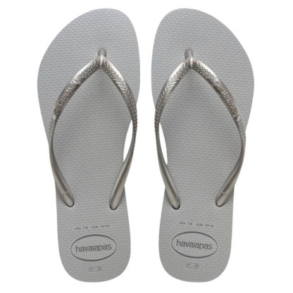 Chinelo Havaianas Slim Gloss Cinza
