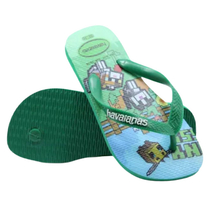 Chinelo Havaianas Kids Minecraft FC