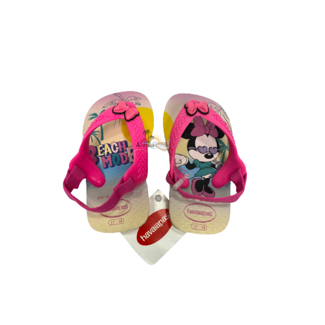 Chinelo Havaianas Baby N.B.D. Classics Rosa / Rosa