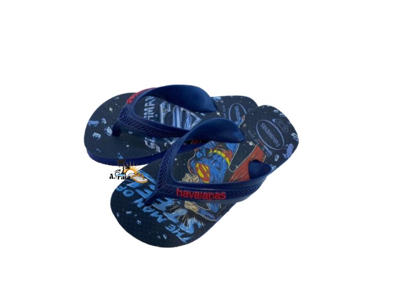 havaianas Infantil Max Heróis Super-Homem