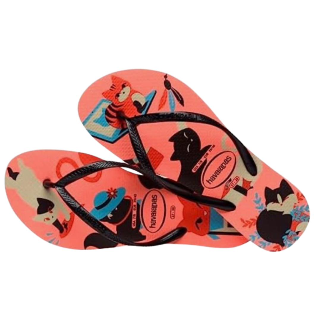 Chinelo Havaianas kids Slim Pets necta