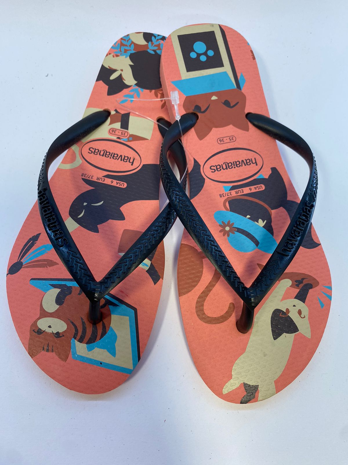 Chinelo Havaianas Slim Pets Necta