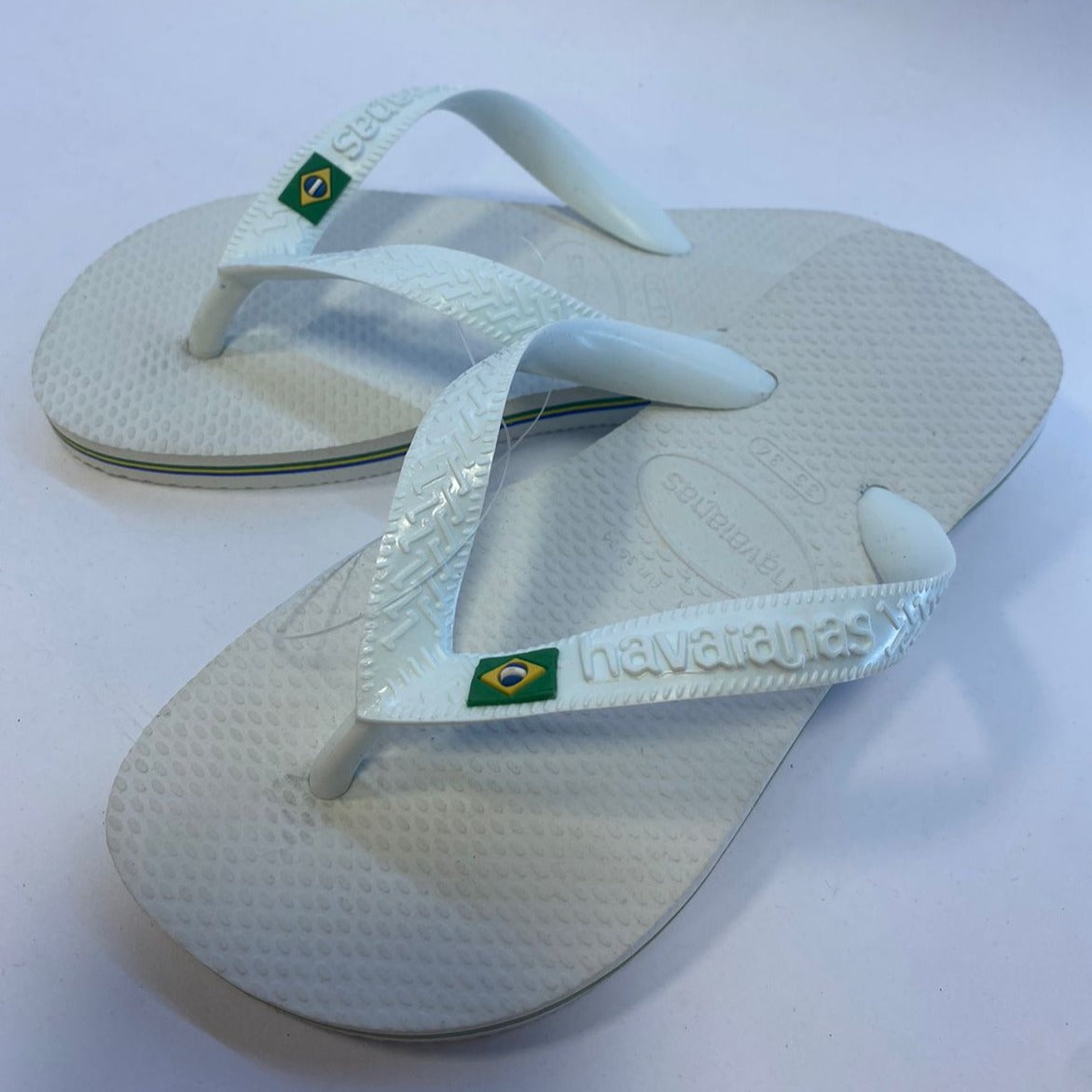 Chinelo havaianas Brasil Branca