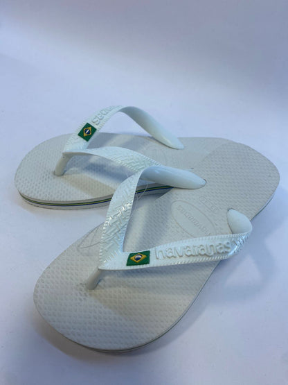 Chinelo havaianas Brasil Branca