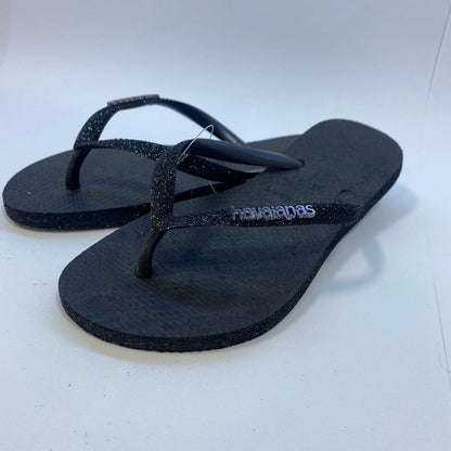 Chinelo Havaianas Slim Sparkle Preto