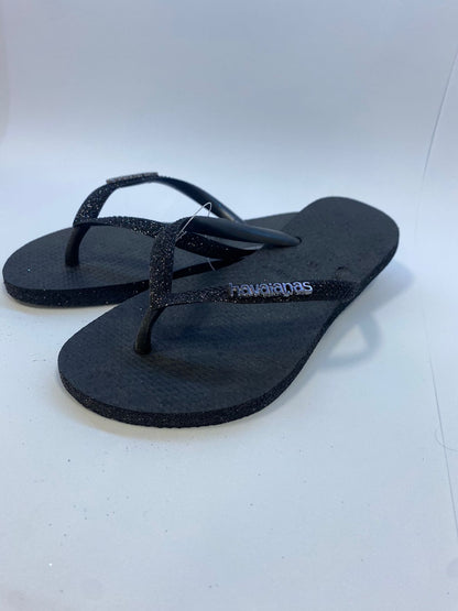 Chinelo Havaianas Slim Sparkle Preto