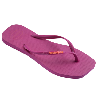 Chinelo Havaianas Slim Square Popup Rosa Gum