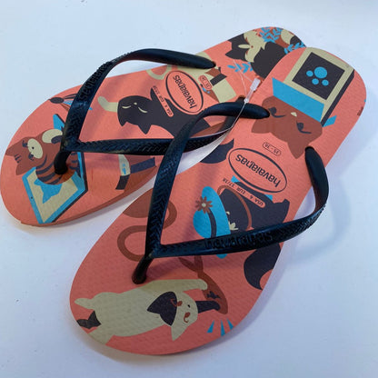 Chinelo Havaianas Slim Pets Necta