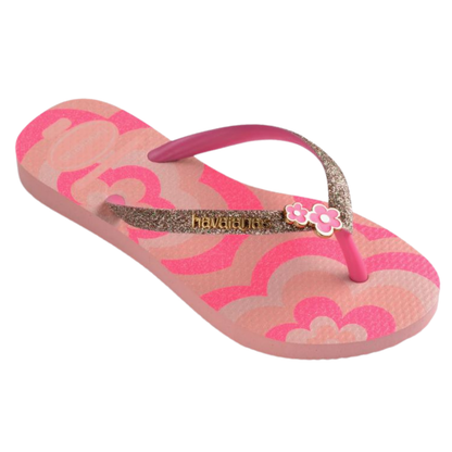 Chinelo Havaianas Kids Slim Glitter ll