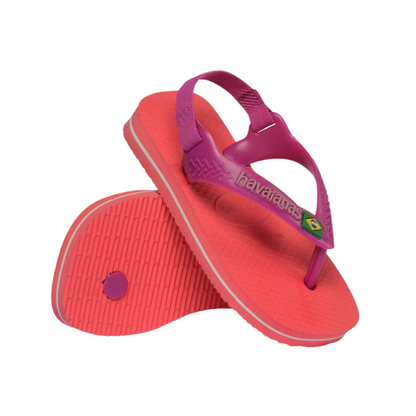 Chinelo Havaianas Baby N.B. Brasil Logo