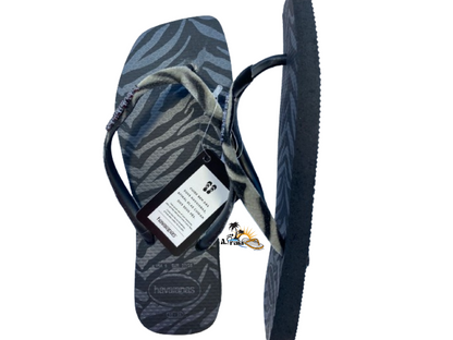 Chinelo Havaianas Slim Squared Vl Vt Preto