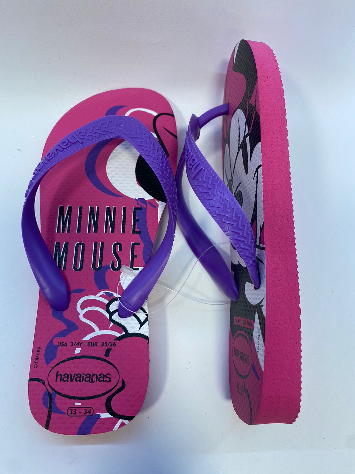 Chinelo Havaianas  Top Disney ROSA/ROSA