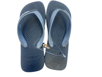 Chinelo Havaianas Dual Preta e Cinza Aco