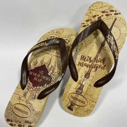 Chinelos Havaianas Harry Potter Dourado