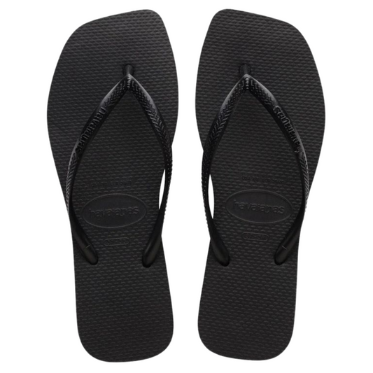 Chinelo Havaianas Slim  Square Básica Preta