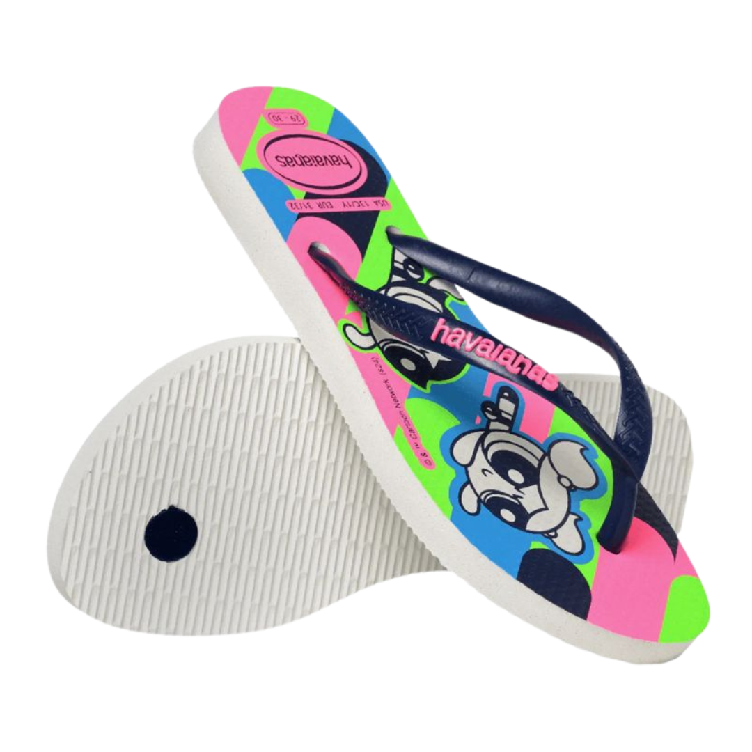 Chinelo Havaianas Slim Kids PowerPuff Meninas Super Poderosas