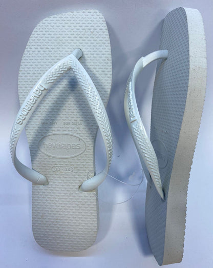 Chinelo havaianas Slim Square Branco