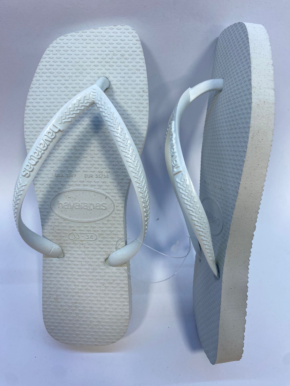 Chinelo havaianas Slim Square Branco