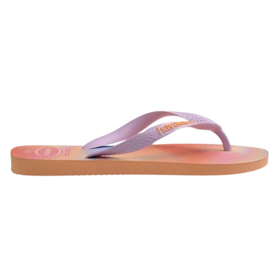 Chinelo Havaianas Kids Top Fashion Pessego / Pessego