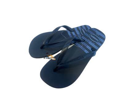 Chinelo Havaianas Top Basic PRET/PRET/AZUL