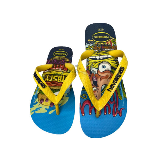 Chinelo Havaianas Kids Top SpongeBob Branco