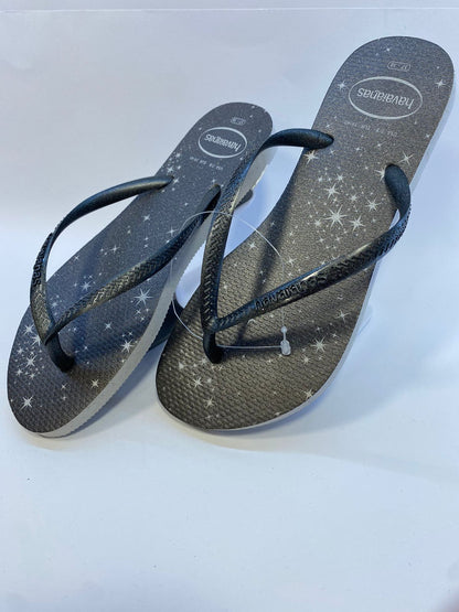 Chinelo Havaianas Slim Gloss Cinza