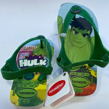 Chinelo Havaianas Baby Marvel - Branco