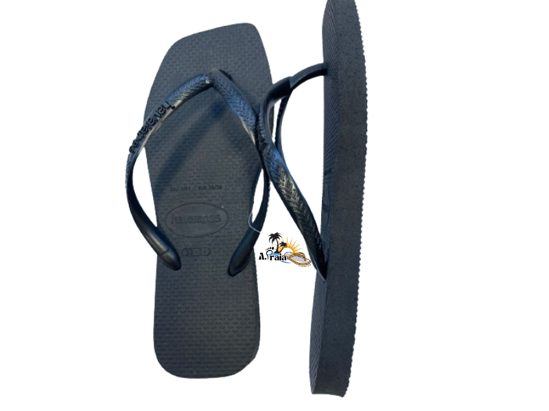 Chinelo Havaianas Slim Square Preta