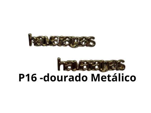 Placa Logo Havaianas