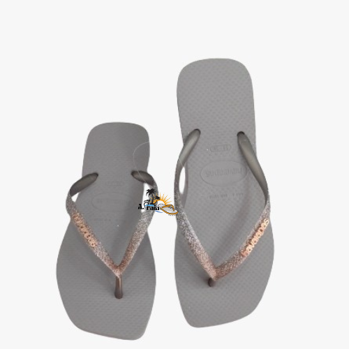 Chinelo Havaianas Slim Squared Glitter