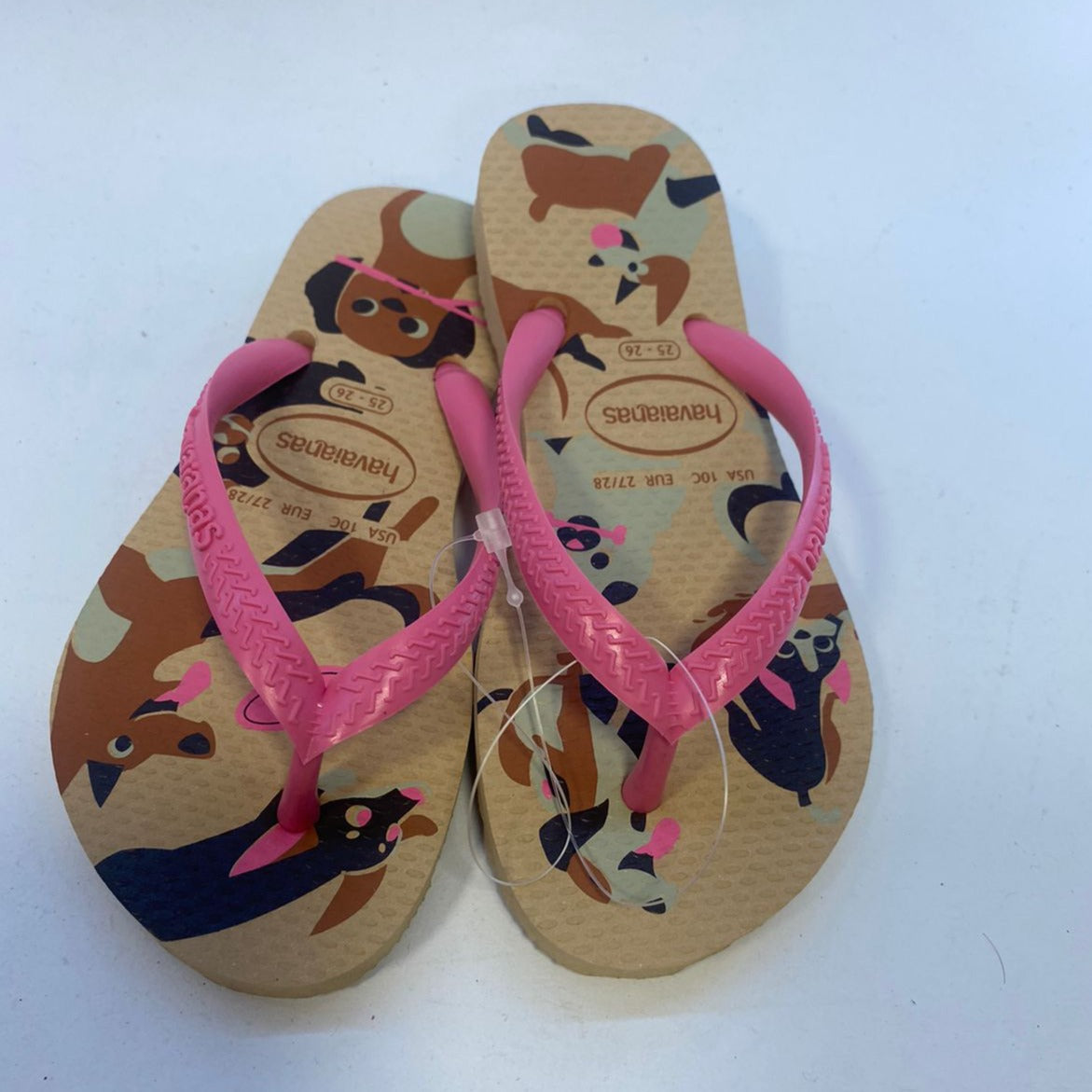 Chinelo Havaianas KIDS Slim Pets Dourado