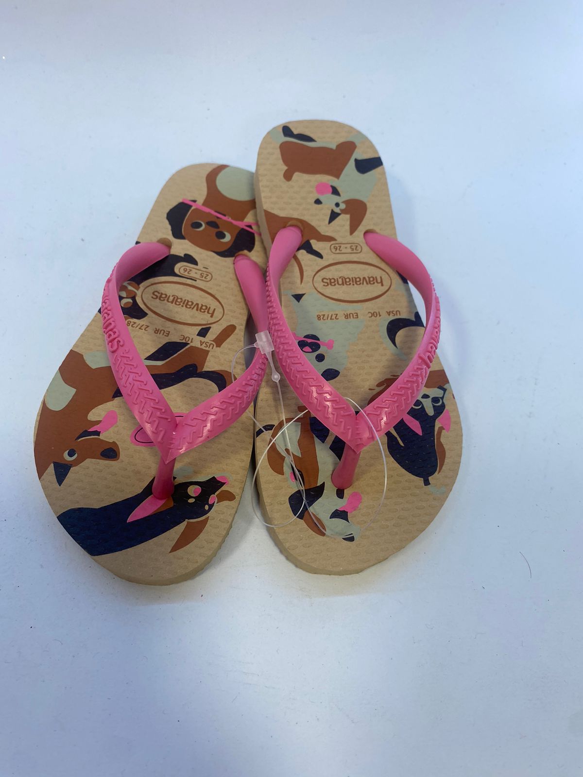 Chinelo Havaianas KIDS Slim Pets Dourado