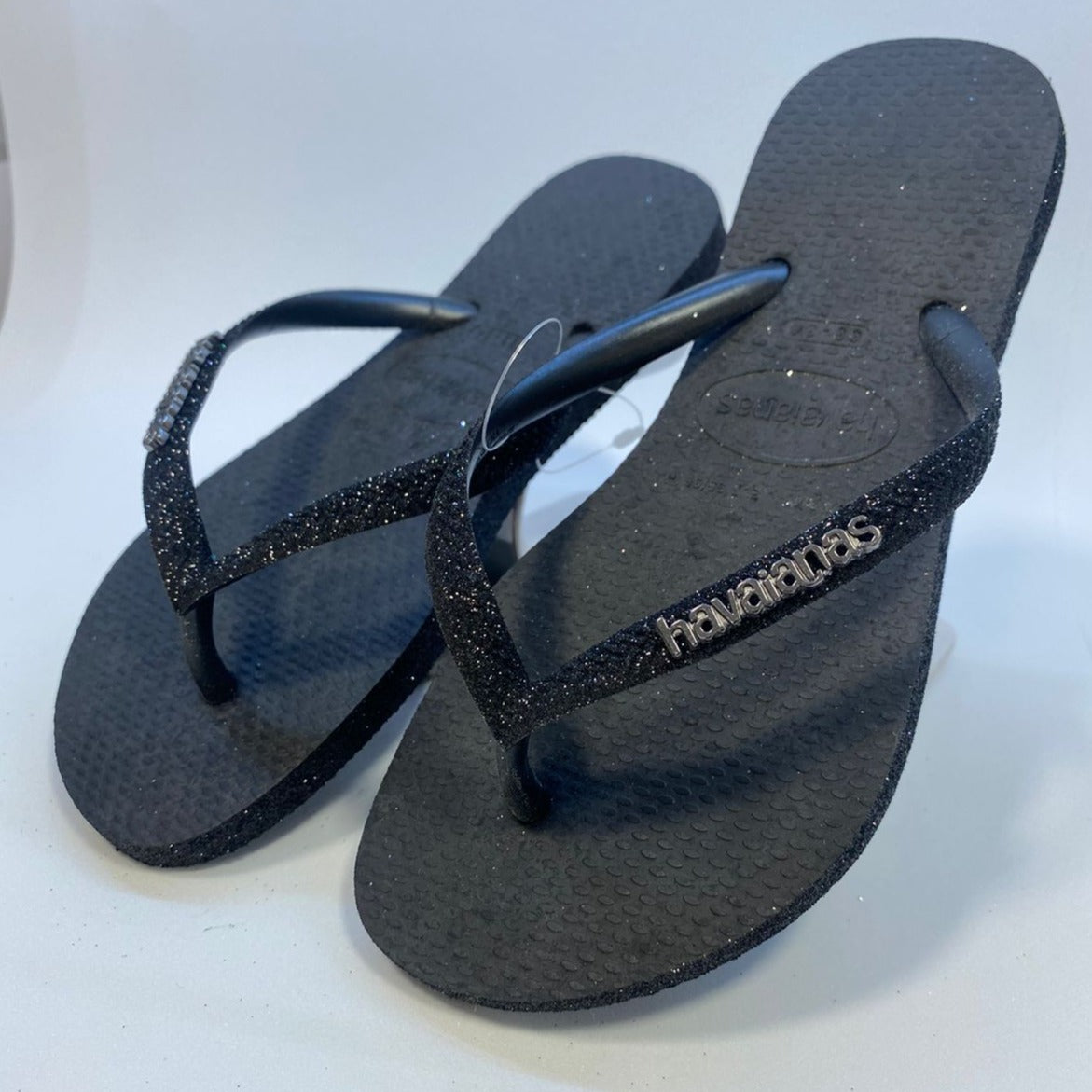 Chinelo Havaianas Slim Sparkle Preto