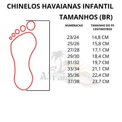 Chinelos Havaianas classics kids Stitch