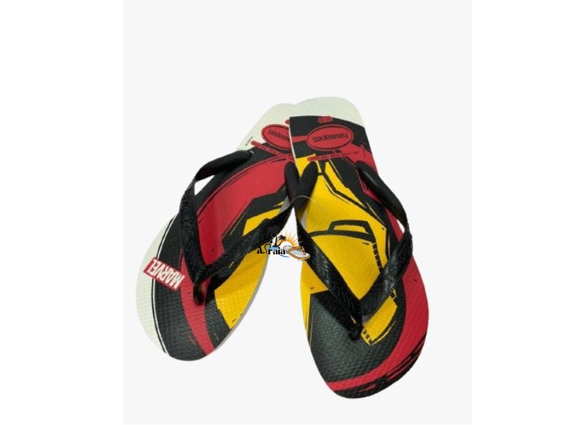 Chinelo Havaianas Top Marvel Logomania