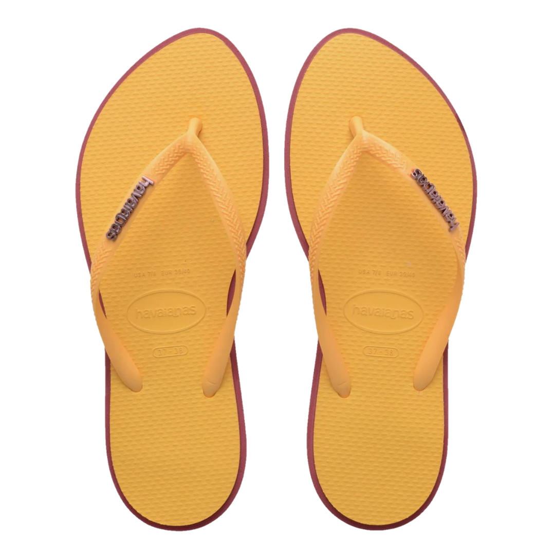 Chinelo Havaiana Point Amarelo caja