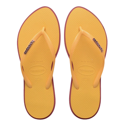 Chinelo Havaiana Point Amarelo caja