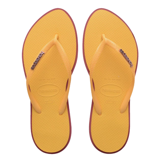 Chinelo Havaiana Point Amarelo caja