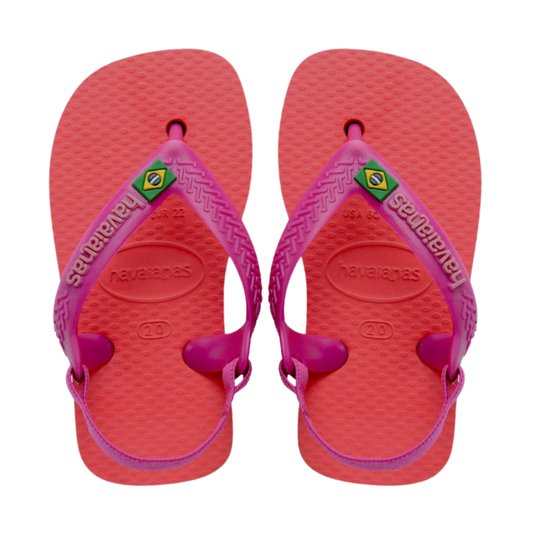 Chinelo Havaianas Baby N.B. Brasil Logo
