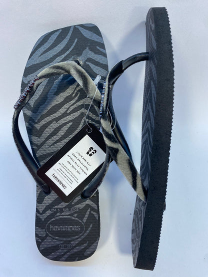 Chinelo Havaianas Slim Squared Vl Vt Preto