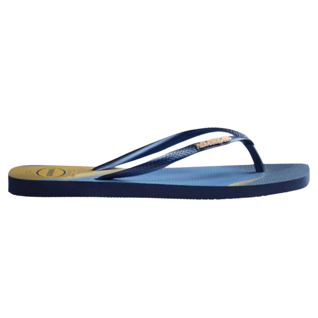 Chinelo Havaianas Slim Square Trendy Marinho