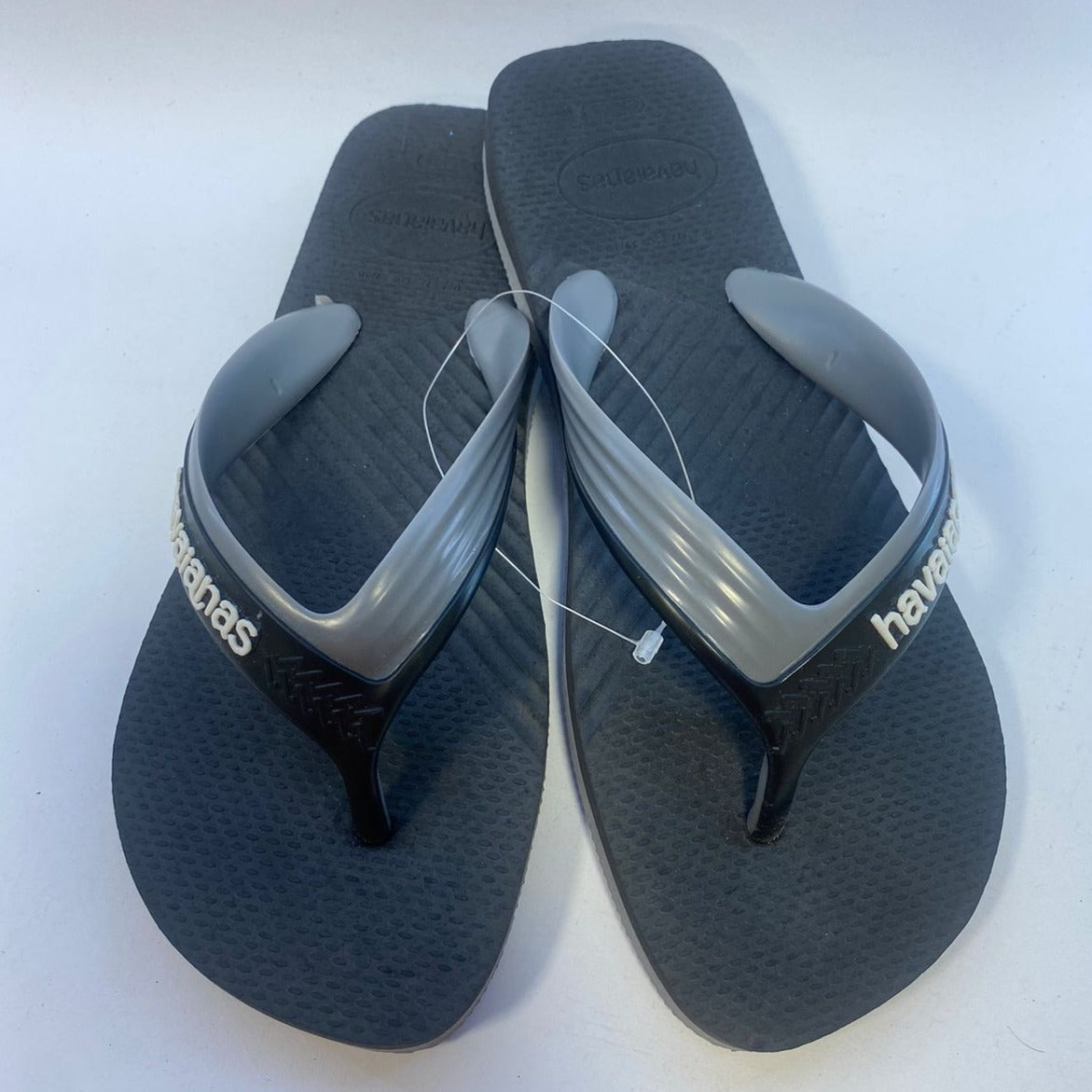 Chinelo Havaianas Dual Preta e Cinza Aco