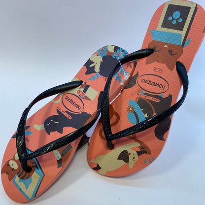 Chinelo Havaianas Slim Pets Necta