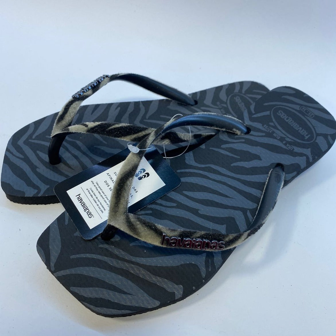 Chinelo Havaianas Slim Squared Vl Vt Preto