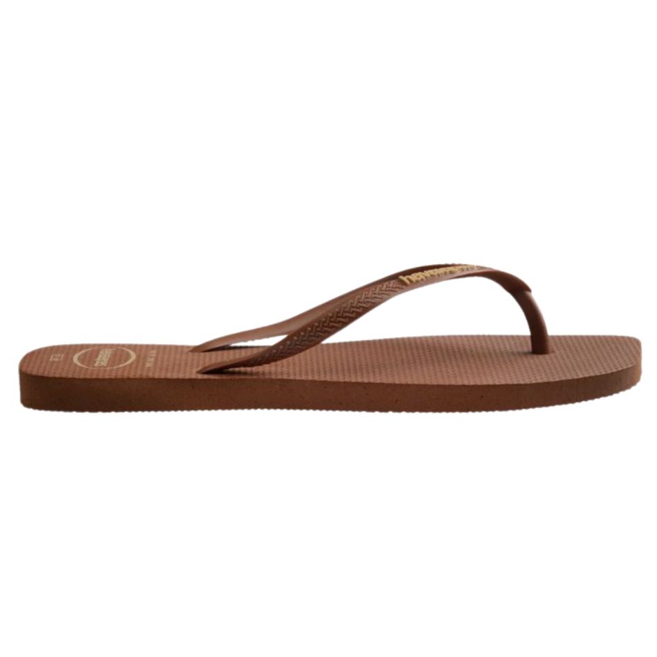 Chinelo Havaianas Slim Square Popup Ferrugem